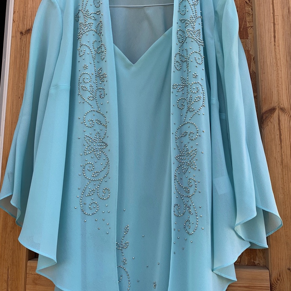 R&M Richards size 22W color Aqua